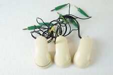 3 x Telefonmuschel weiß