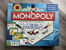 Monopoly "Mega Edition" Gesellschaftsspiel, 100% vollständig, Topzustand!
