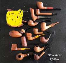 Konvolut 30 x Oliven Pfeifen