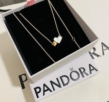 Pandora Bicolor Kette mit 14K 585er Gold! Selten