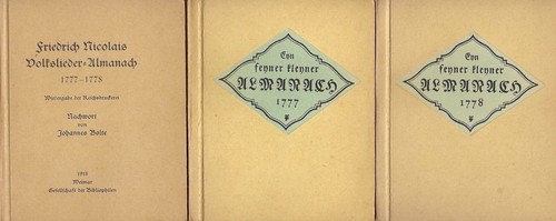 Ein feiner kleiner almanach - feiner,