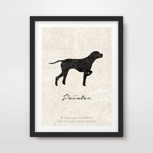 Zeiger hund kunstdruck poster - hund,