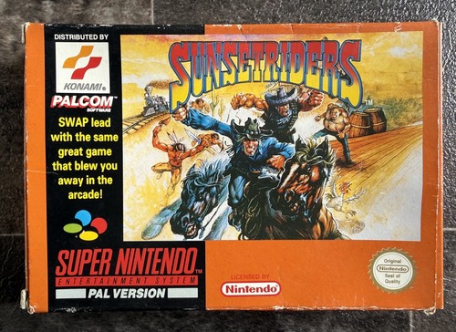 Sunset riders snes - very, rare