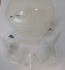 Atomic Aquatics rahmenlose ultraklare Tauchmaske Schutzbrille Medium