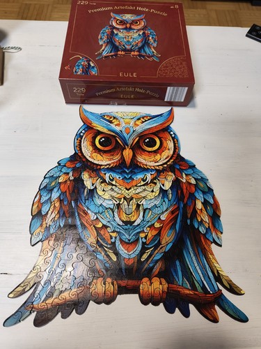 Holzpuzzle eule mit - eule,