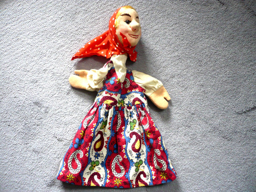 Alte kersa handpuppe gretl - alte,