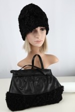 Vintage Muff Tasche & Hut