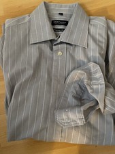 Herrenlangarmhemd  Grau