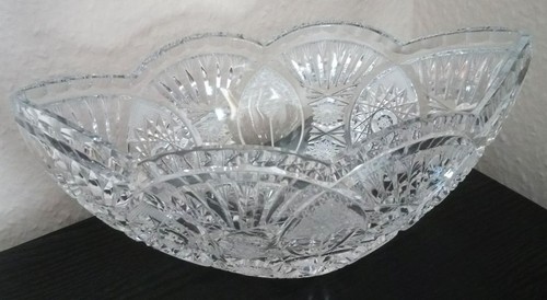 Kristallschale oval schale - oval,