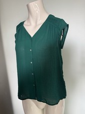 Chiffon Bluse In Grün Gr 34