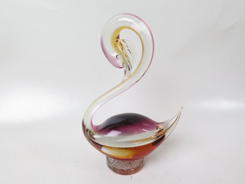 Murano schwan figur glas - murano,
