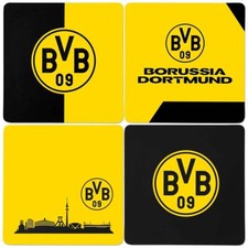BVB Untersetzer Logo 4er-Set