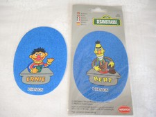 Ernie+Bert, 2 Bügelbilder,1998 Wenco CTW Sesamstraße Jim Henson - unbenutzt !