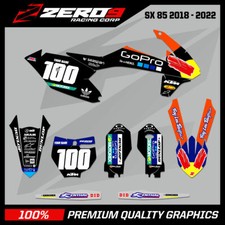Custom MX Grafikkit: KTM Motocross Graphics SX 85 2006 - 2021 - PRO G SCHWARZ