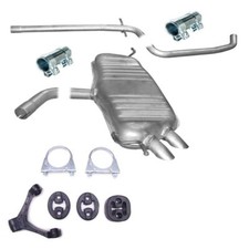 Auspuff mittelrohr endtopf - auspuff, vw