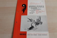 144679) Rabewerk Anbaugeräte - Kleinschlepper 10-15 PS - Prospekt 01/1955