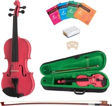 Geige Violine 1/2 Set Pink