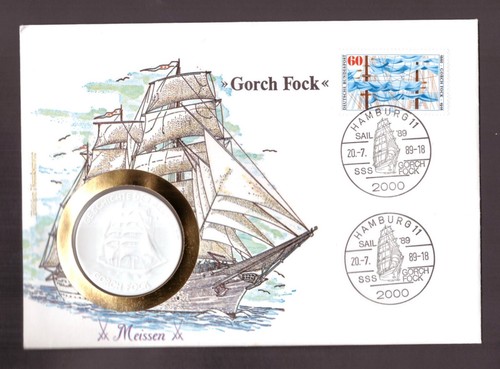 Gorch fock numisbrief - **, mit