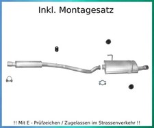 Auspuffanlage für Peugeot 206