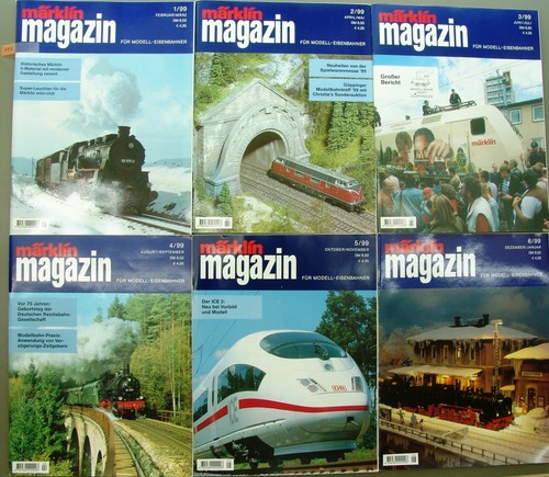 0455 märklin magazin 6 - märklin, 1-6/99