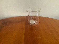 1 Mini Messbecher  Jenaer Glas Schott Mainz Küche Deko Labor Chemie 250 ml