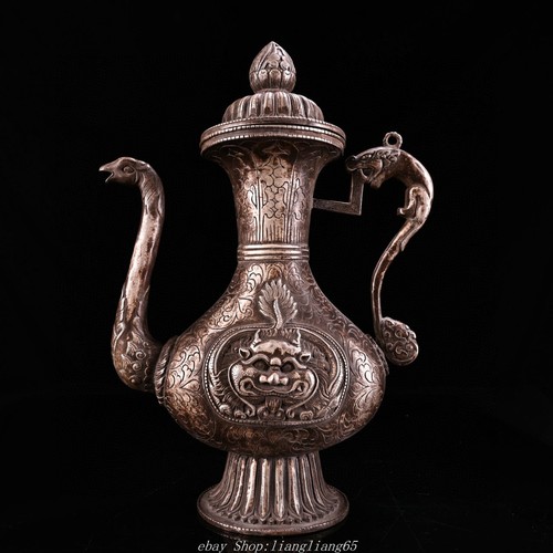 Bronze silber dragon beast - bronze,