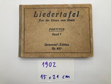 Liedertafel- Von der Donau zum Rhein- Partitur Eduard Kremser Orig. 1902