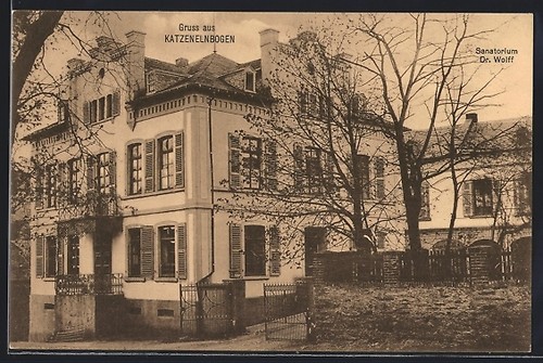 Ansichtskarte katzenelnbogen - ansichtskarte,