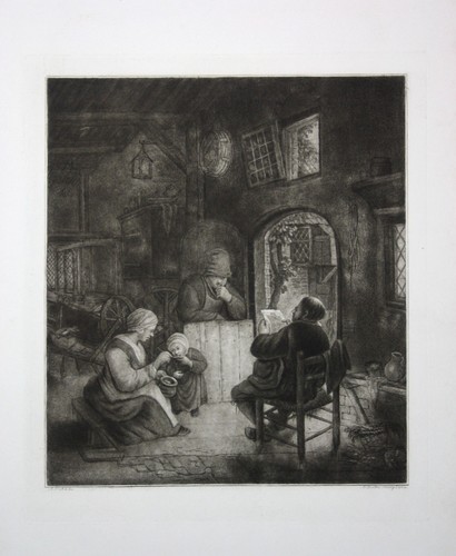 1800 stube kind - frau, mann