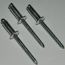 Standard Blindnieten Flachkopf Ø2,4 bis 7,8mm in Alu/Stahl Popnieten Nieten Niet