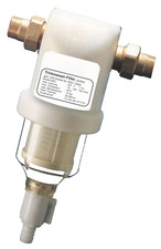 Trinkwasserfilter, manuell rückspülbar,  max. 4200 Liter/Stunde, max. 10 bar