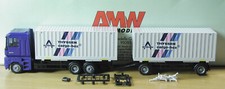 AWM / AMW Renault AE BDF Hängerzug Thyssen cargo-box Werbemodell