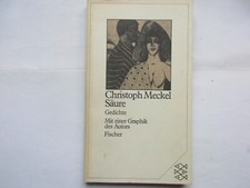 Christoph Meckel, Säure - Gedichte