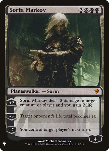 Sorin markov the list - -,