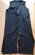 Damen Chasuble,lange Weste,schwarz,ärmellos, Gothic,oldscool,retro,rar,Gr.44/46?