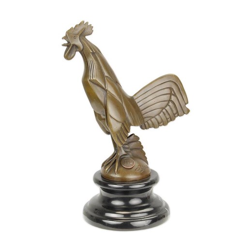 Bronzefigur hahn als - bronzefigur,