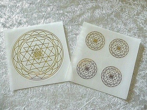 Aufkleber shri sri yantra - shri,