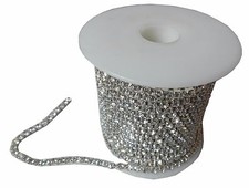 Strassband Kristall Silber