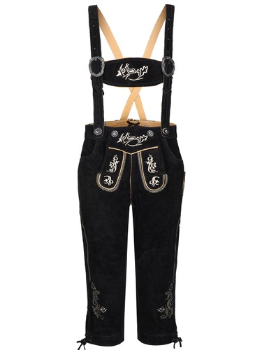 Trachtenlederhose damen mit - trachtenlederhose,