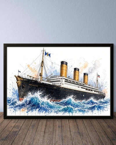 Imperator schiff kunstdruck - schiff,
