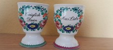 Kurt Hammer Vintage Becher, Tassen, Aus Liebe, Ewiglich Dein, Porzellan