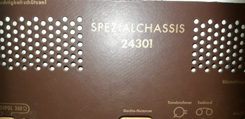 Rückwand aus spezialchassis - aus,