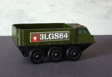 Matchbox Lesney Sticker 61b Alvis Stalwart für das seltenere olive Militärmodell
