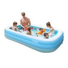 Sable Aufblasbarer Pool, 299x 182 x 51 cm großer Family Pool, Schwimmbecken...