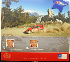 Original Rallye Autogrammkarte