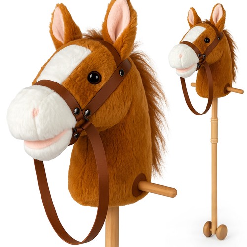 Hobby horse steckenpferd braun - hobby,