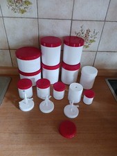 12XApotheken Dosen ,cremedosen 690,620,350,140,125 60ml Plastik Gebraucht 