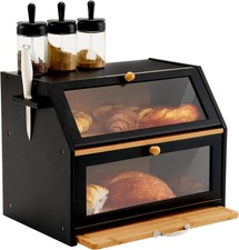Bambus brotkasten mit - bambus,
