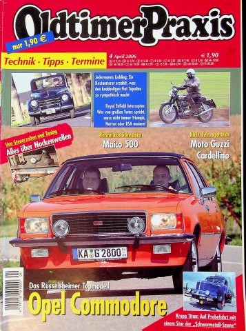 Oldtimer praxis 2006 - 3),