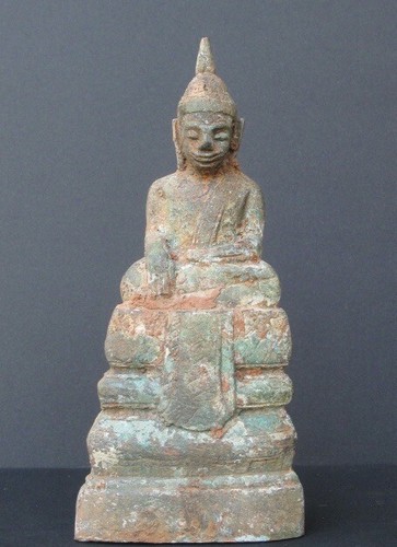 Buddha aus bronze von birma - buddha,